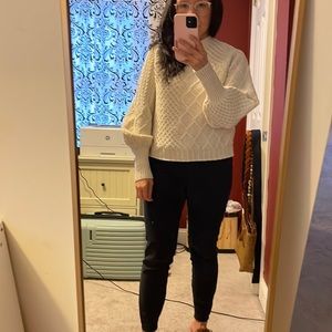 Fall Sale! Frame puff sleeve wool sweater